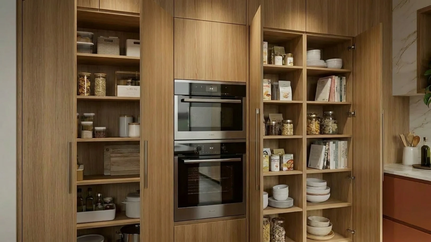 Accessible premium kitchen interior for Mount Austin cluster home in Johor Bahru